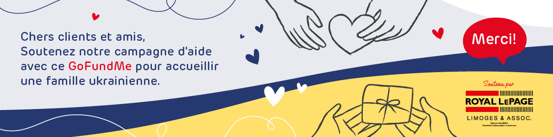 Soutenez notre campagne d'aide pour accueillir une famille ukrainienne.